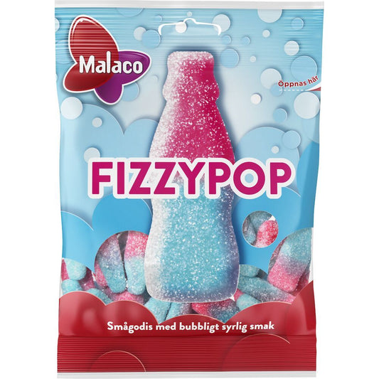 Malaco Fizzy Pop 85g 28ct (Europe)