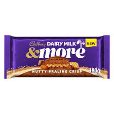 Cadbury & More Nutty Praline Crisp 180g 15ct (UK)
