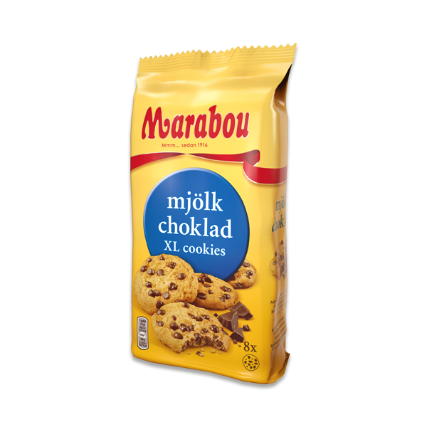 Marabou XL Cookies Milk Chocolate 184g 10ct (Sweden)