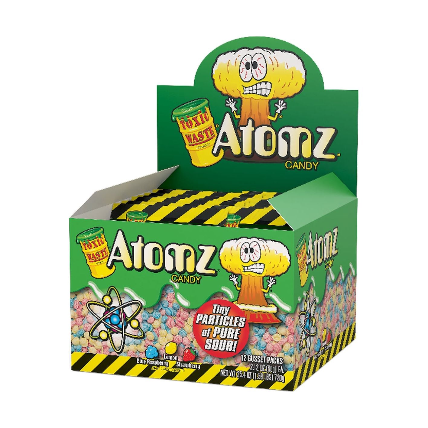 Toxic Waste Atomz Gusset Bag 2.12oz 12ct