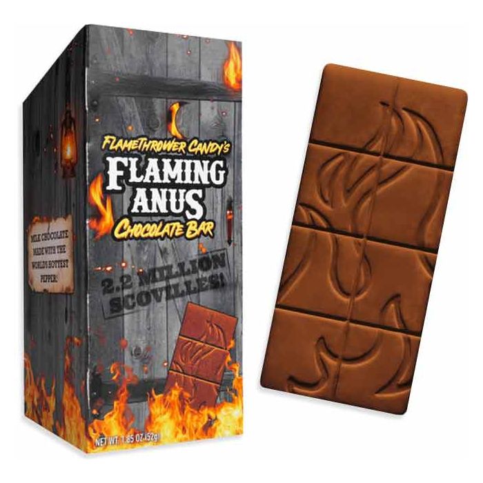 Flaming Anus Chocolate Bar 1.85oz 12ct