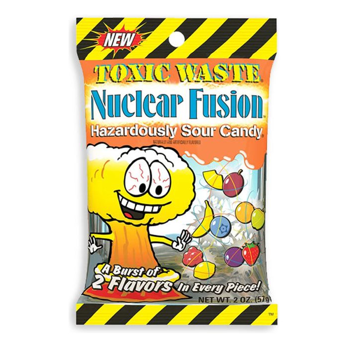 Toxic Waste Nuclear Fusion Peg Bag 2oz 12ct