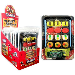 Tajubo Sushi Gummy Gel and Popping Candy Display 1.62oz 10ct