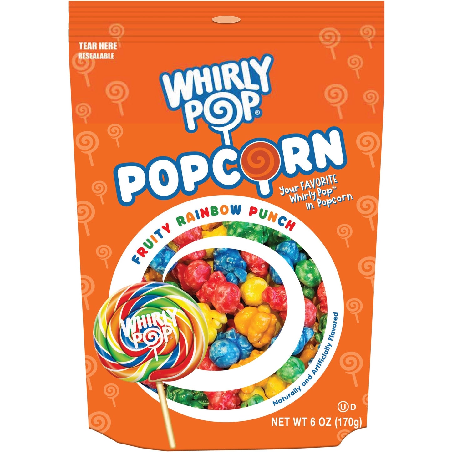 Adams & Brooks Whirly Pop Popcorn Sub 6oz 6ct