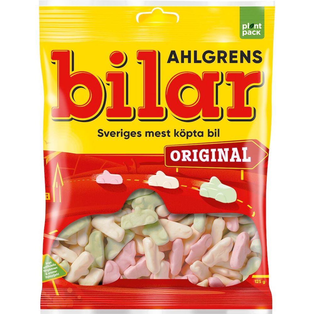 Ahlgrens Bilar Race Cars - Original 125g 36ct (Sweden)