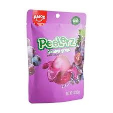 Amos Peelerz Gummy Grape 3oz 24ct