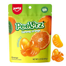 Amos Peelerz Gummy Orange 6oz 12ct
