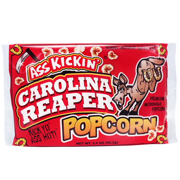Ass Kickin' Carolina Reaper Microwave Popcorn 12ct