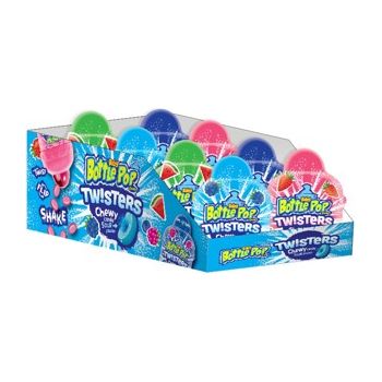 Bazooka Baby Bottle Pop Twisters 3.6oz 8ct