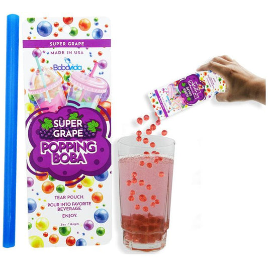Bobavida Popping Boba Grape 3oz 10ct