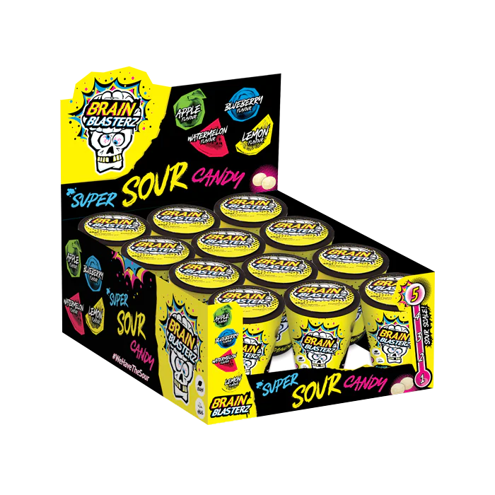 Brain Blasterz Sour Candy 38g 10ct (UK)