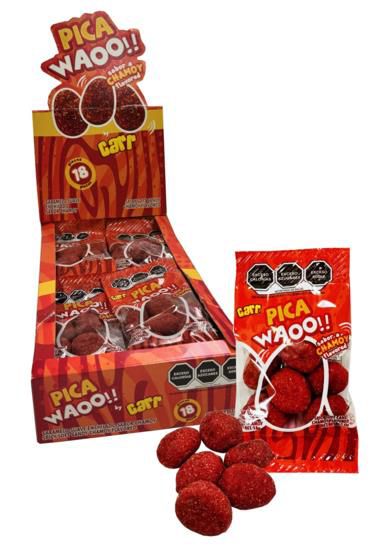 Carr Pica Waoo Chamoy 18ct (Mexico)