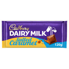 Cadbury Dairy Milk Salted Caramel 120g 16ct (UK)