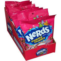 Canada Nerds Gummy Clusters Peg Bag Display 142g 10ct (CAN)
