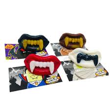 Charms Wack-O-Wax Multi-Color Wax Fangs 24ct