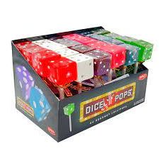 Dice Pop Assorted Display 24ct