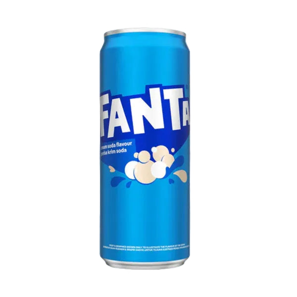 Fanta Cream Soda 320ml 12ct (Malaysia)