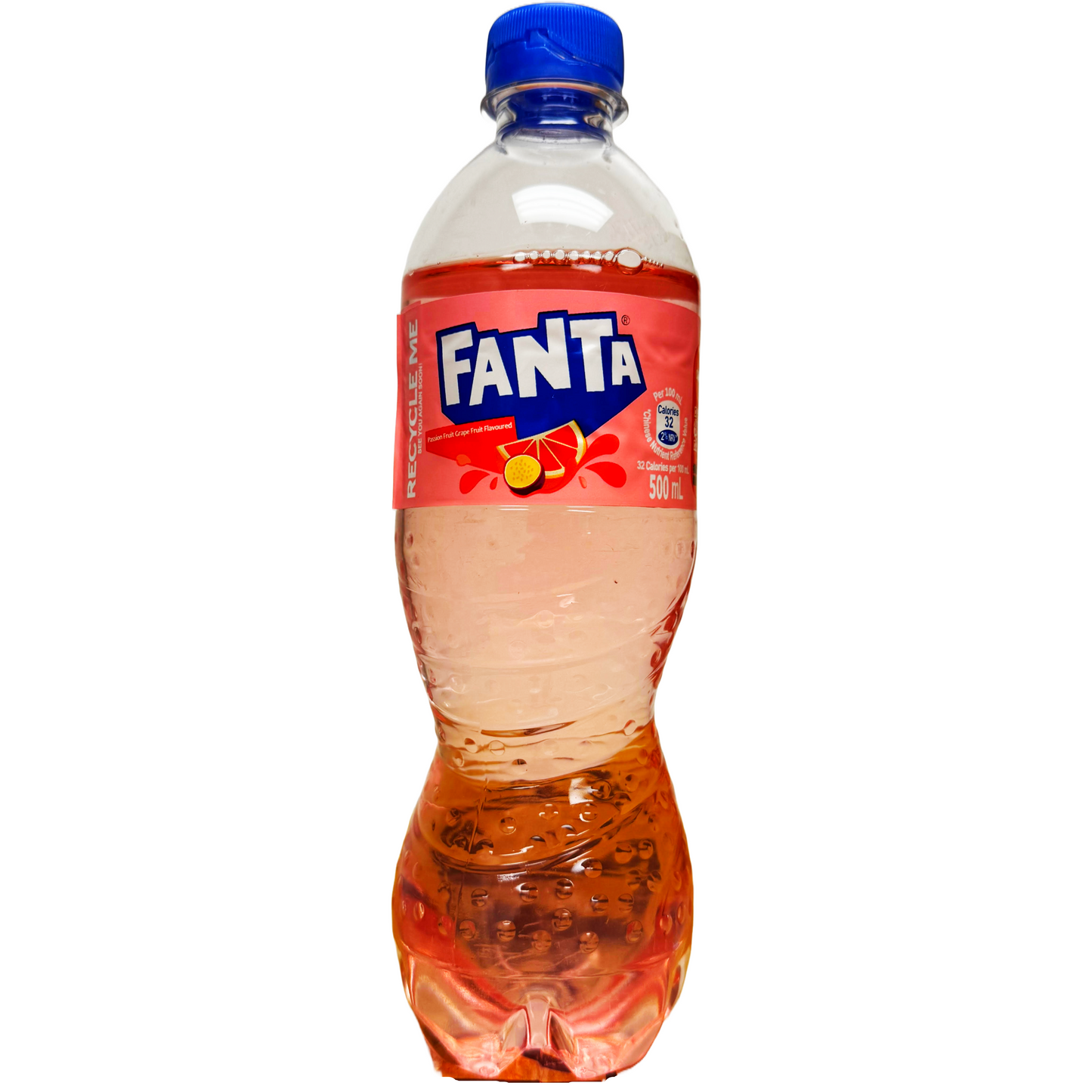 Fanta Passionfruit Grapefruit Bottle 500ml 12ct (China) (Shipping Extra, Click for Details)