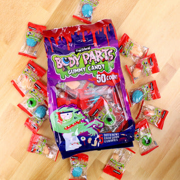 Frankford Gummy Body Parts 50pc 13.2oz 6ct