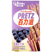 Glico Pretz Double Blueberry Cheese Cake 45g 36ct (China)