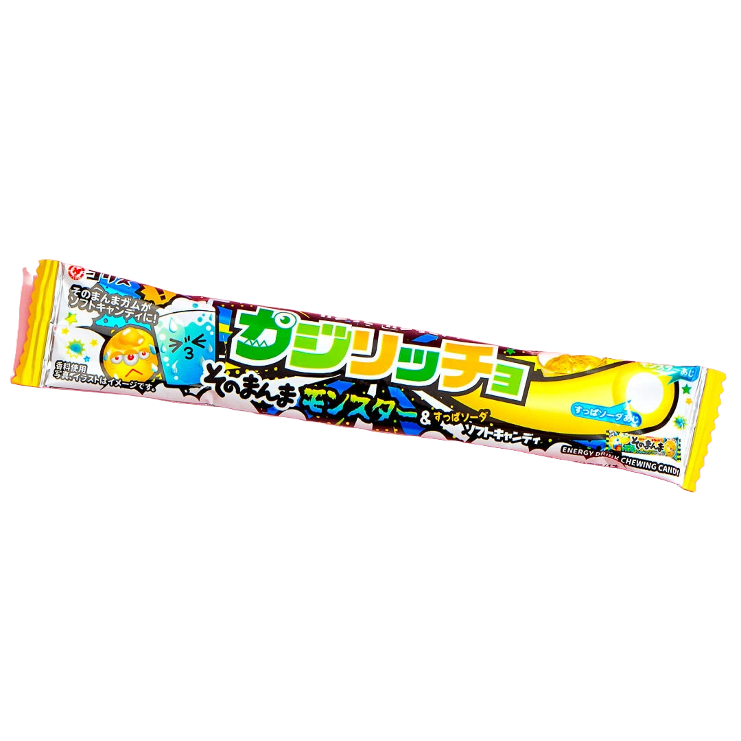 Gaburicho Chewy Candy Monster Sour Soda 16g 20ct (Japan)