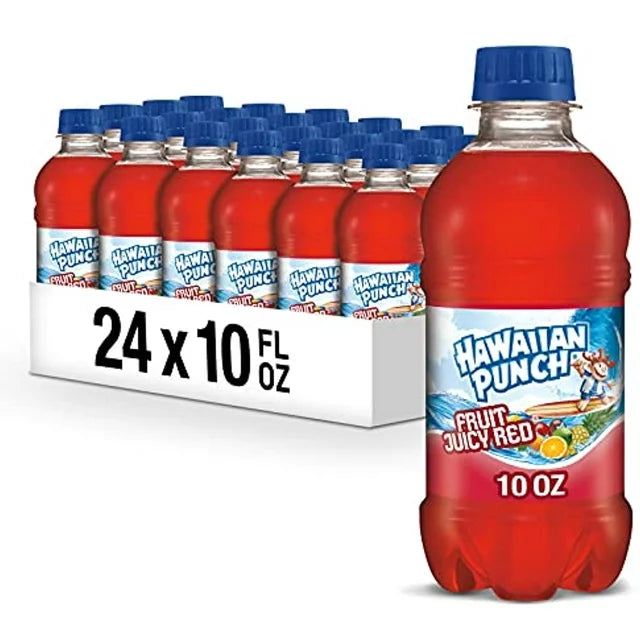 Hawaiian Punch Fruit Juicy Red 10oz 24ct (Shipping Extra, Click for Details)