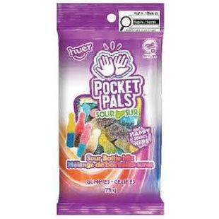 Huer Sour Bottle Mix Peg Bag 75g 12ct