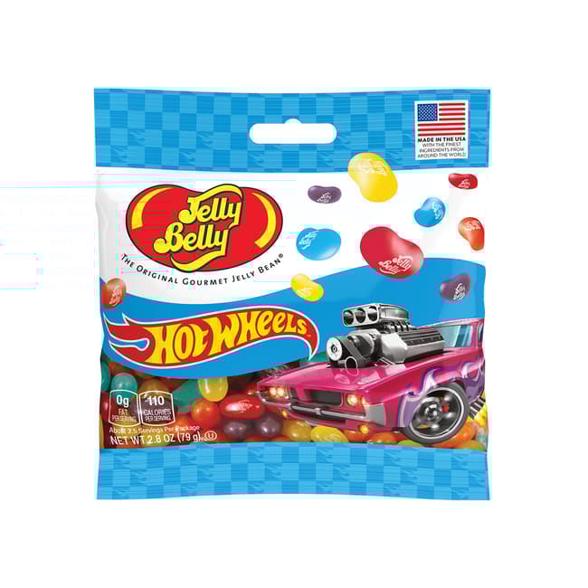 Jelly Belly Hot Wheels Peg Bag 80g 12ct (CAN)