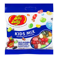 Jelly Belly Kids Mix Peg Bag 100g 12ct (CAN)