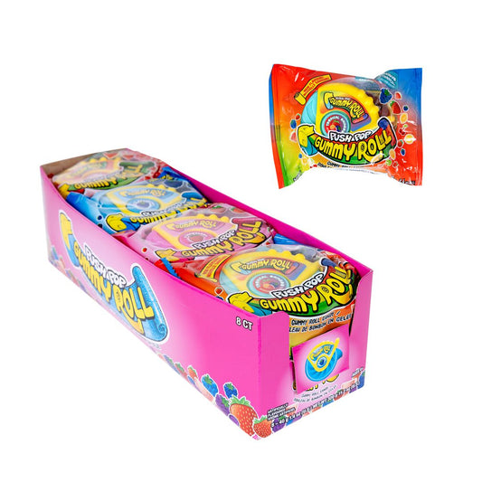 Push Pop Gummy Roll 40g 8ct