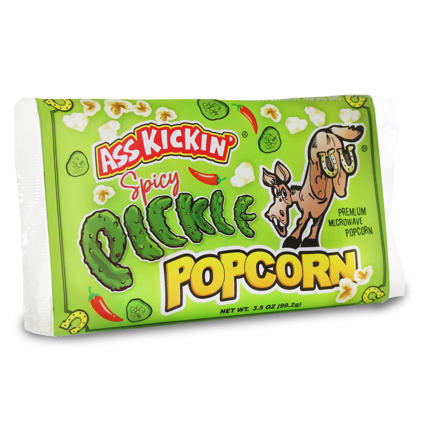 Ass Kickin' Spicy Pickle Microwave Popcorn 12ct