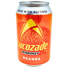 Lucozade Orange Cans 330ml 24ct (UK) (Shipping Extra, Click for Details)