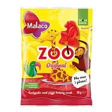 Malaco Zoo Original Gummy 95g 28ct (Europe)
