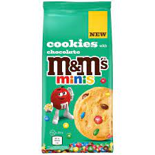 M&M's Minis Chocolate Cookies 180g 8ct (UK)