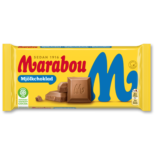 Marabou Milk Chocolate 100g 24ct (Sweden)