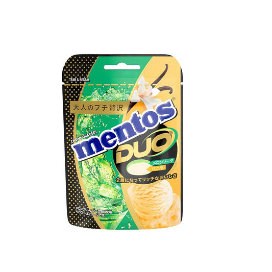 Mentos Duo Melon Soda & Vanilla Peg 45g 10ct (Japan)