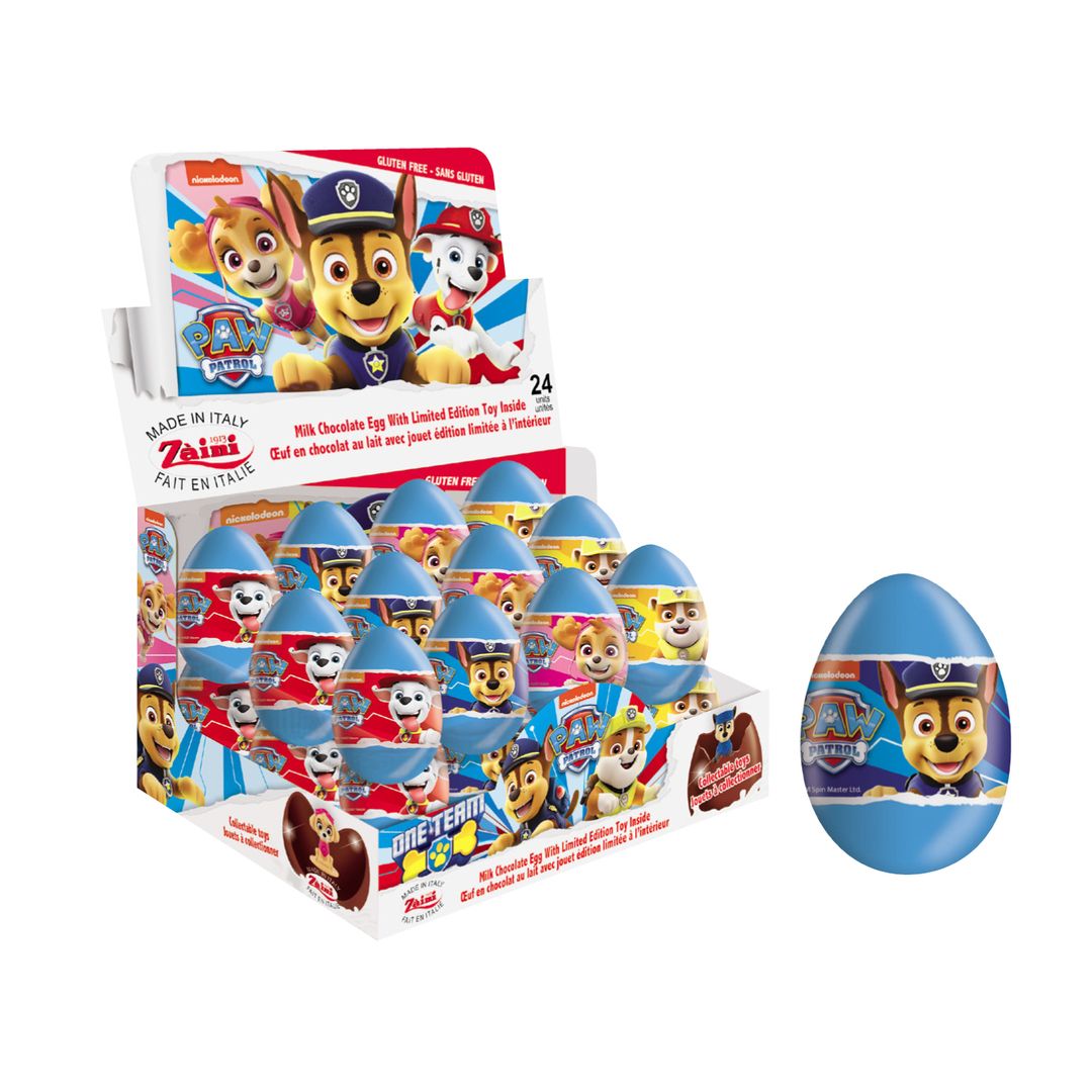 Paw Patrol Chocolate Egg 24ct