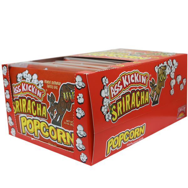 Ass Kickin' Sriracha Microwave Popcorn 12ct