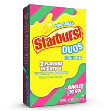 Starburst Dous Strawberry Watermelon Singles to Go 0.59oz 12ct