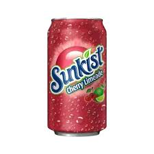 Sunkist Cherry Limeade 12oz 12ct (Shipping Extra, Click for Details)