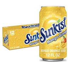 Sunkist Mango Orange 12oz 12ct (Shipping Extra, Click for Details)