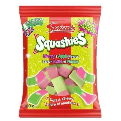 Swizzels Squashies Sour Cherry Apple 160g 10ct
