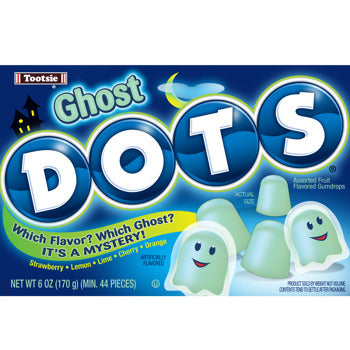 Tootsie Hlwn Ghost Dots Theater Box 6oz 12ct