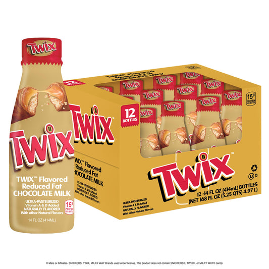 Twix Chocolate Milk 14oz 12ct (Shipping Extra, Click for Details)