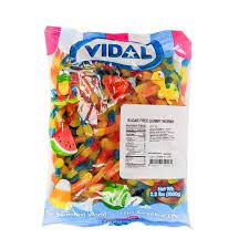 Vidal Bulk Sugar Free Worms 2.2 lb 1ct