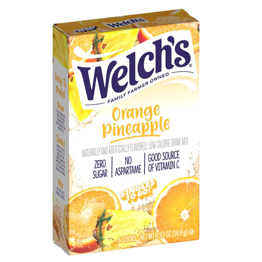 Welch's Orange Pineapple Singles To Go 12ct