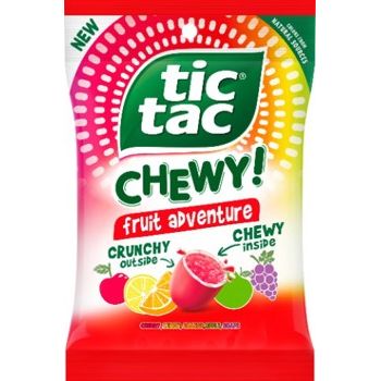 Tic Tac Chewy Peg Bag Sweet Adventure 2.8oz 12ct