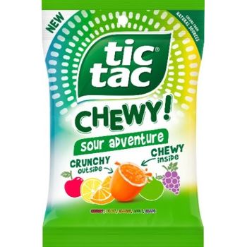 Tic Tac Chewy Peg Bag Sour Adventure 2.8oz 12ct