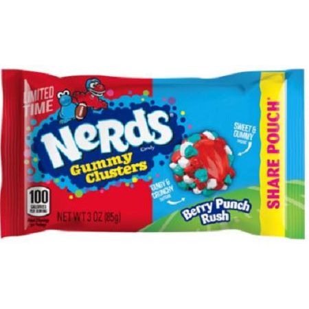 Nerds Gummy Clusters Berry Punch Rush Share Pack 3oz 12ct