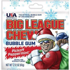 Ford Gum Christmas Big League Chew Peppermint 2.12oz 12ct